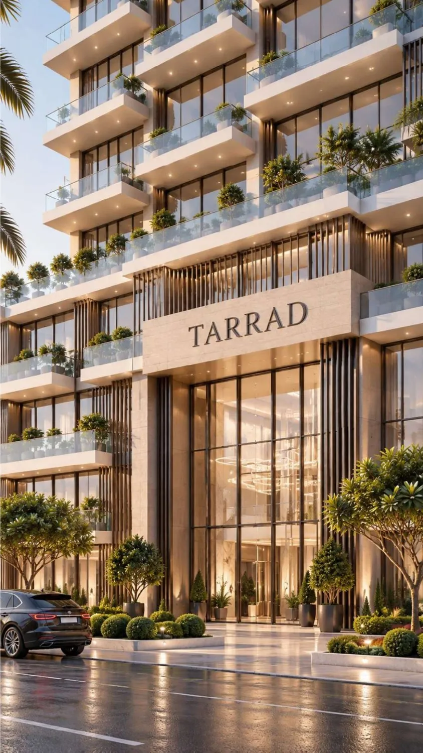 New Project by Tarrad — вход в здание