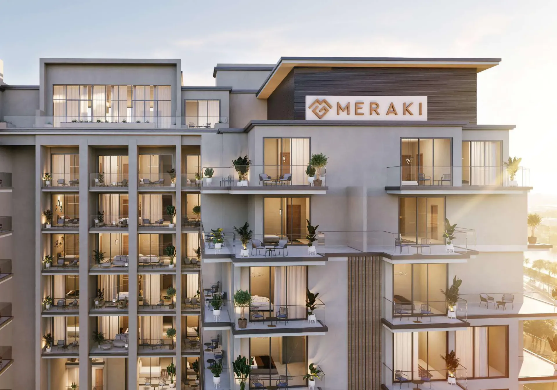 Nirvana Residences 1 — фасад здания