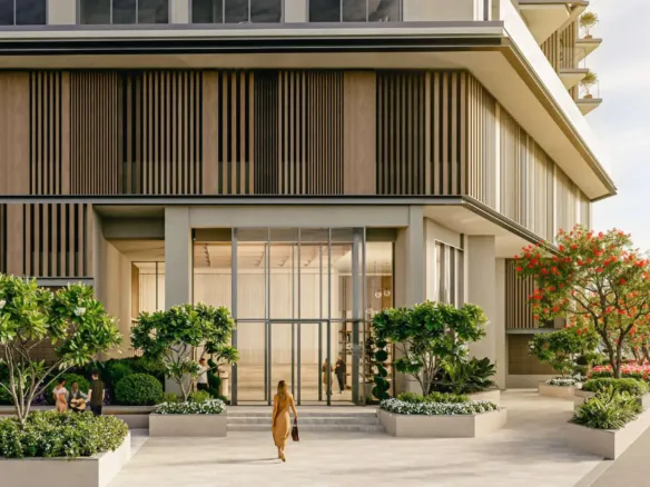 Nirvana Residences 1 — вход в здание