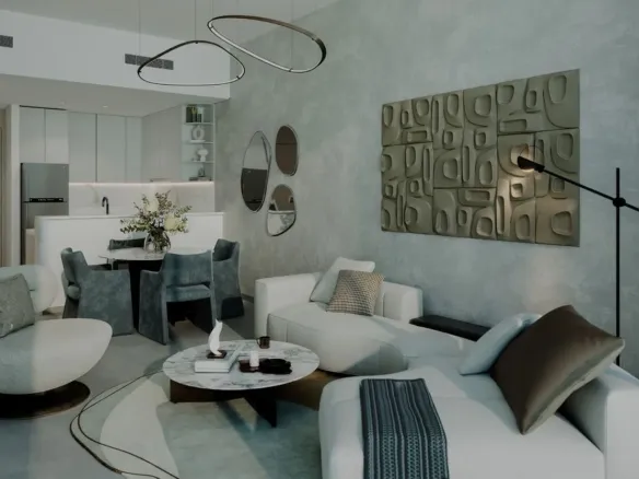 Norah Residence — интерьер гостиной, фото 7