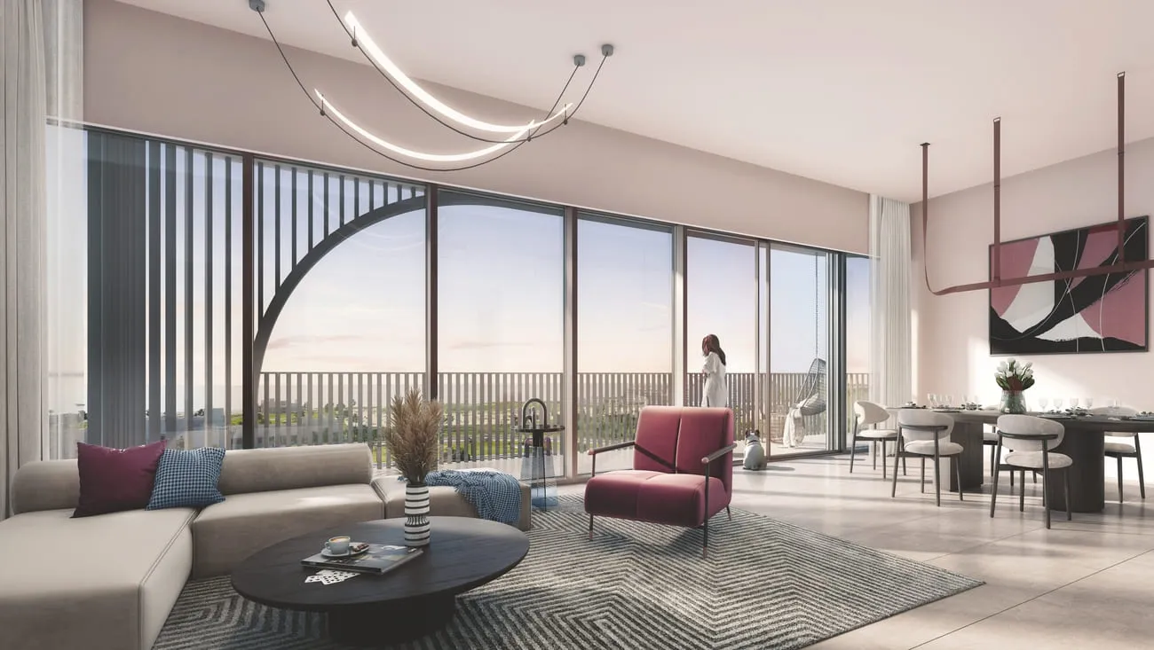 Nouran Living — интерьер гостиной