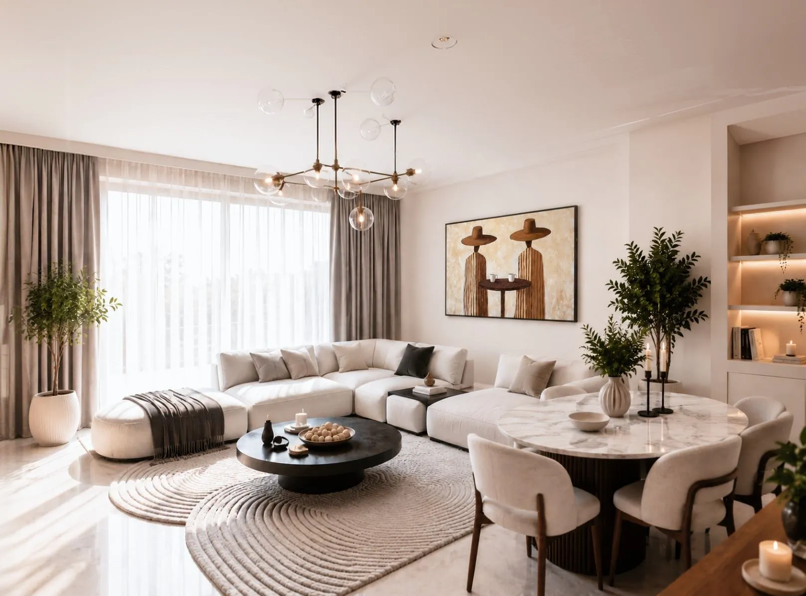 Cavara 42 — интерьер гостиной
