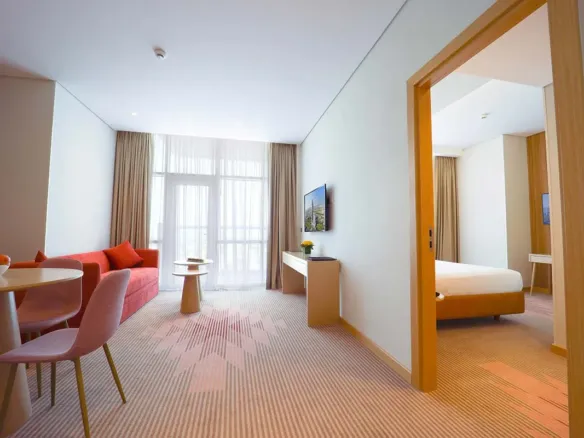 Novotel Residences — интерьер гостиной
