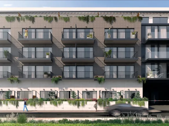 Oakley Square Residences — фасад здания
