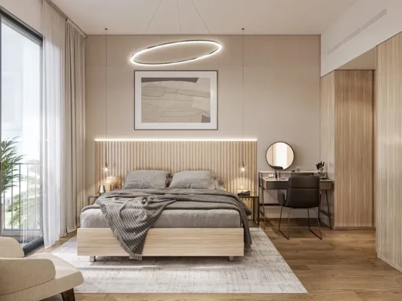 Oakley Square Residences — спальня