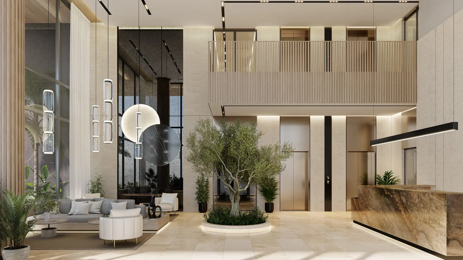 Oakley Square Residences — лобби