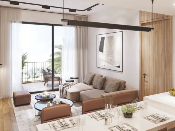 Oakley Square Residences — интерьер гостиной