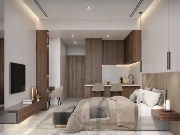 Oasis Lofts — интерьер студии