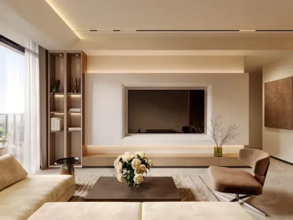 Oasis Residences — интерьер гостиной, фото 5