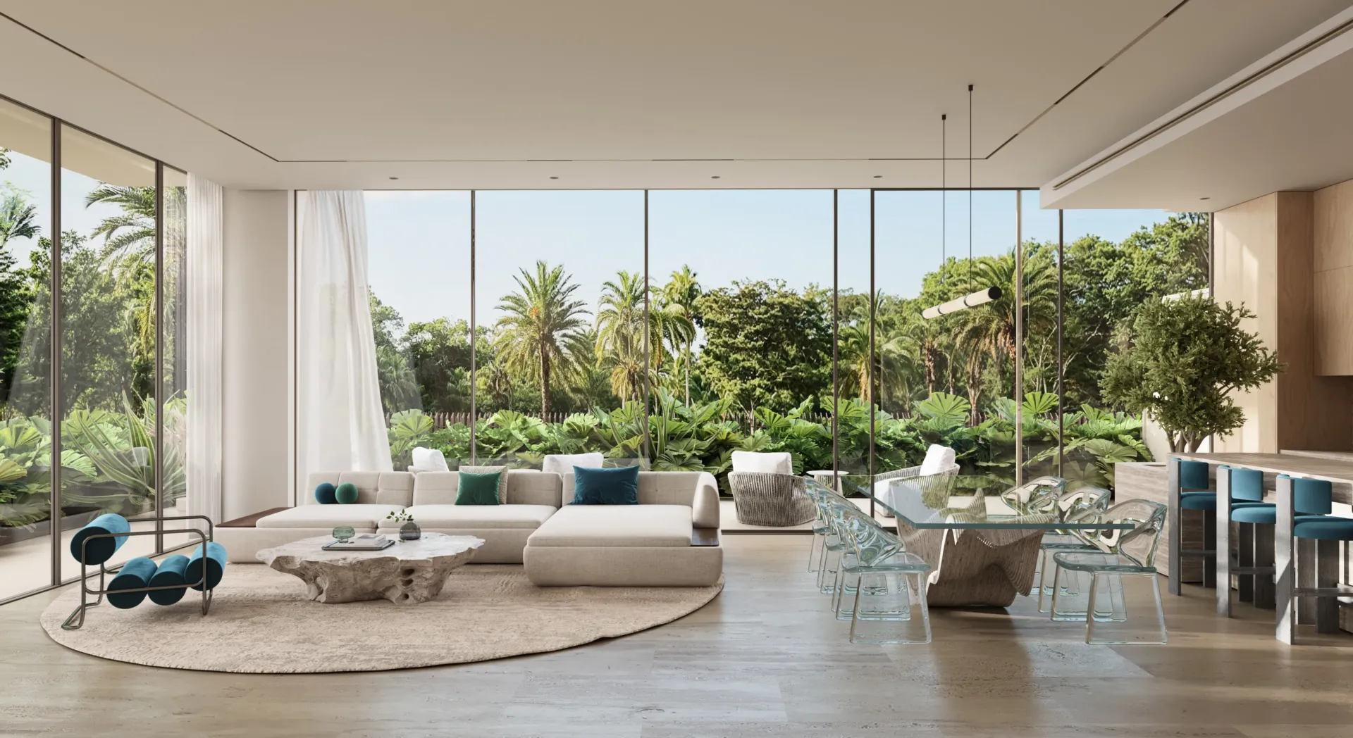 Oceara Park View Residences Phase 1 — интерьер гостиной