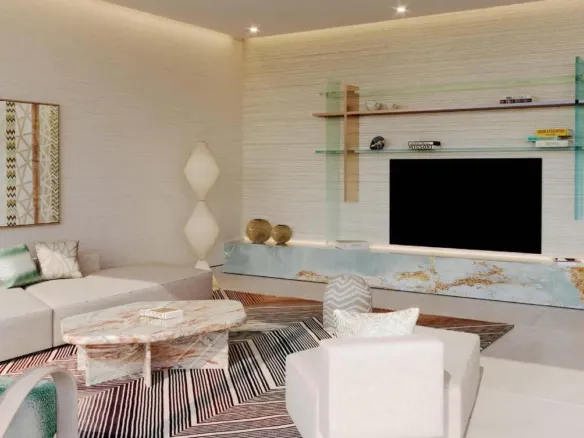 Octa Isle Interiors by Missoni — интерьер гостиной