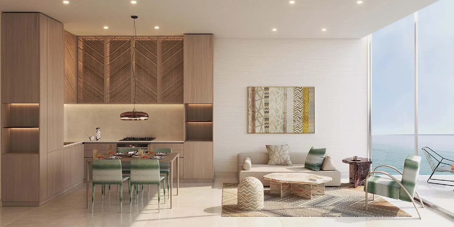 Octa Isle Interiors by Missoni — кухня-гостиная