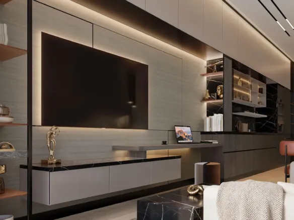 Ola Residence — интерьер гостиной