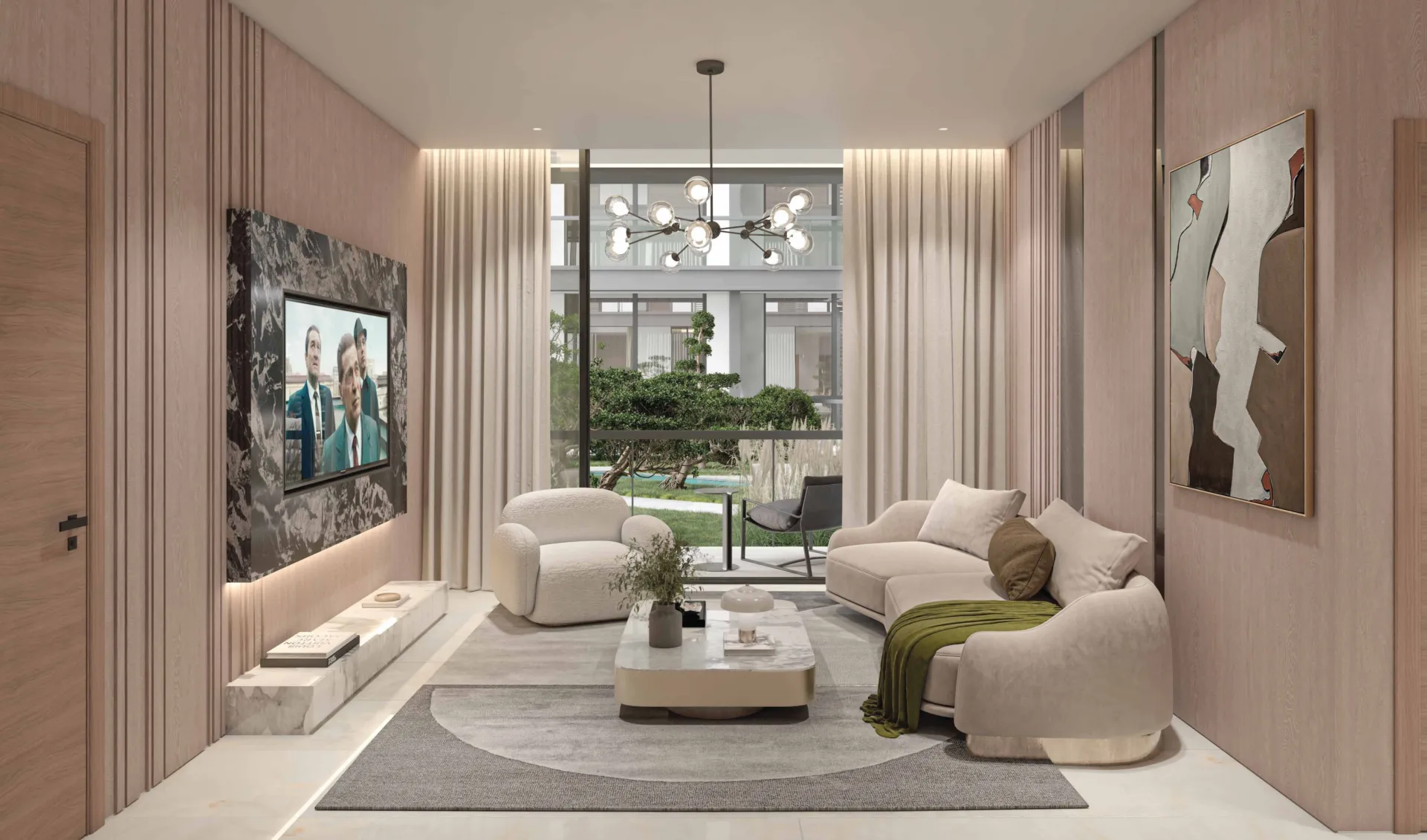 Olivia Residences — интерьер гостиной