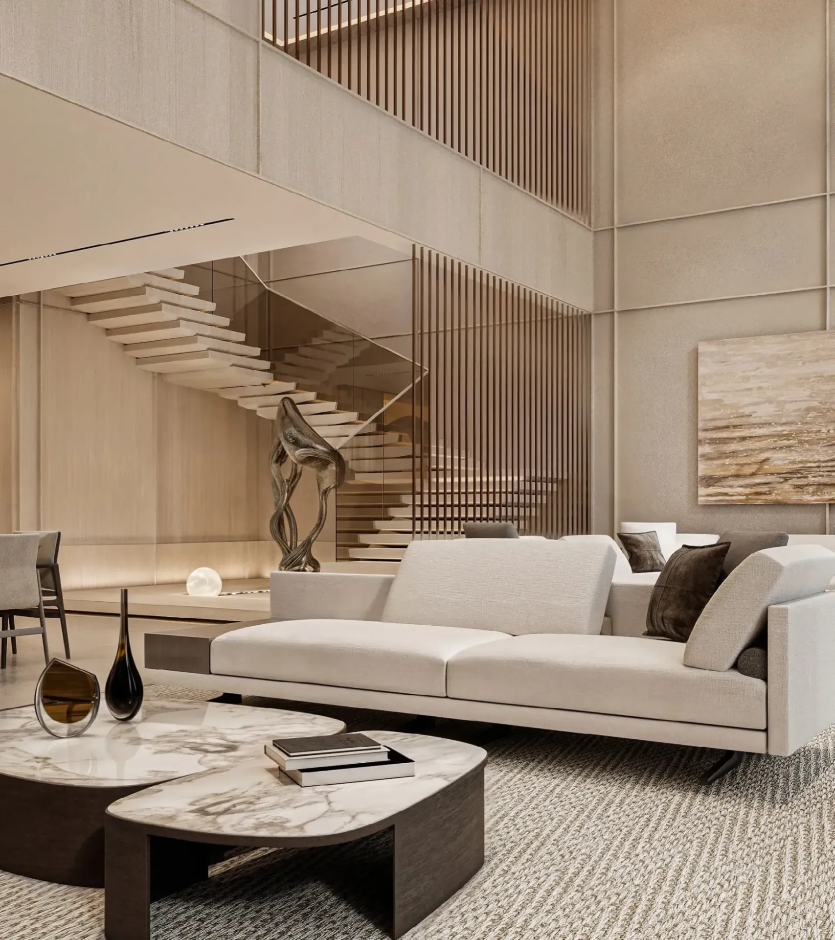 Omoria Private Residences — интерьер гостиной