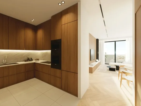 One 678 Residences — кухня-гостиная