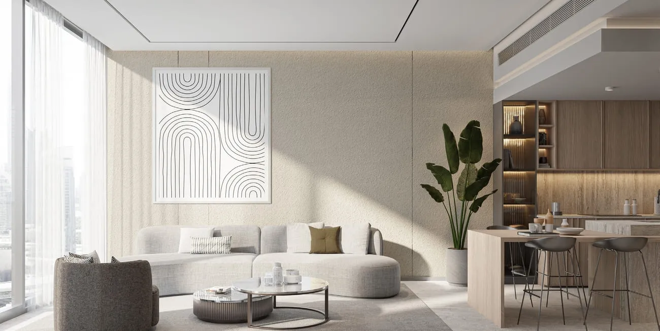 One Beverly — интерьер гостиной, фото 7