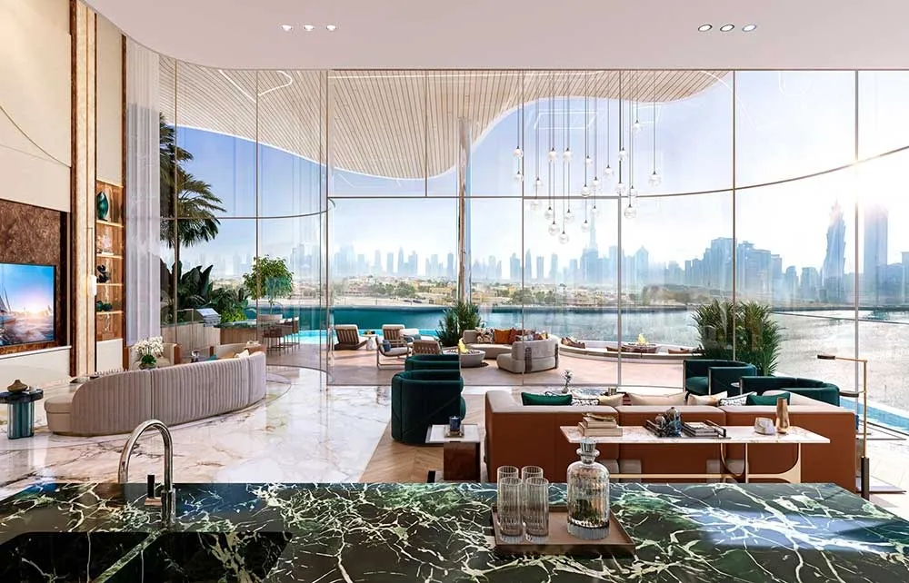 One Canal Residences — интерьер гостиной