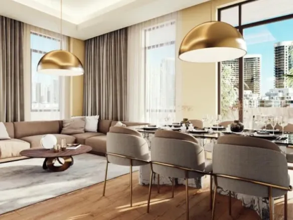 One Reem Island — интерьер гостиной