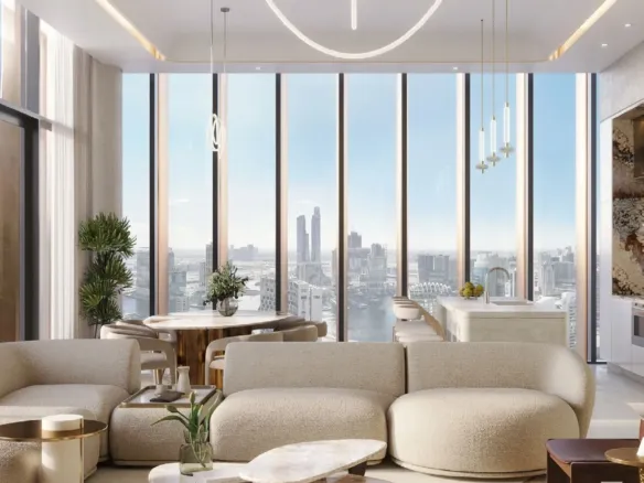 One Residence — интерьер гостиной