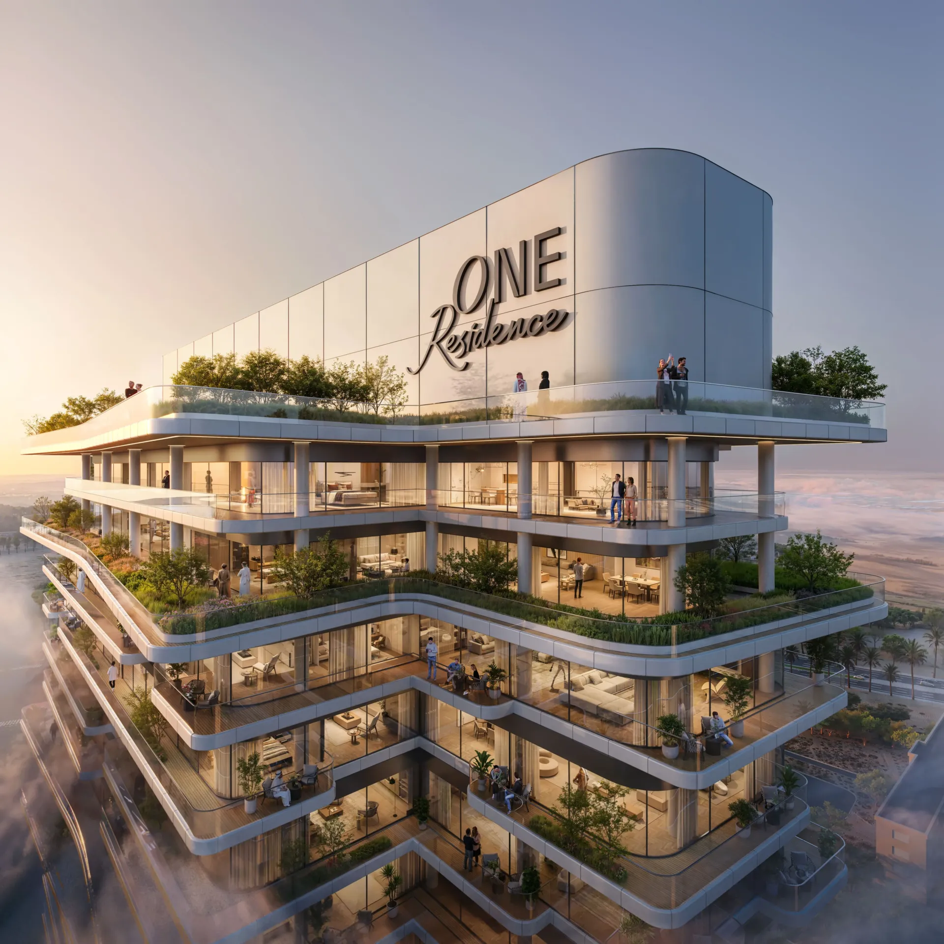 One Residence Al Reem Island в районе Остров Аль Рим — фото 1