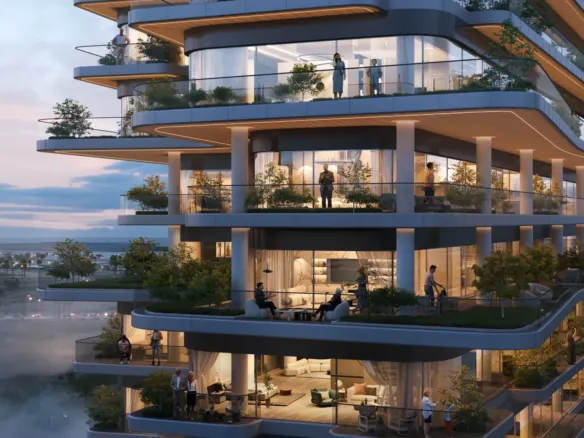 One Residence Al Reem Island — фасад здания