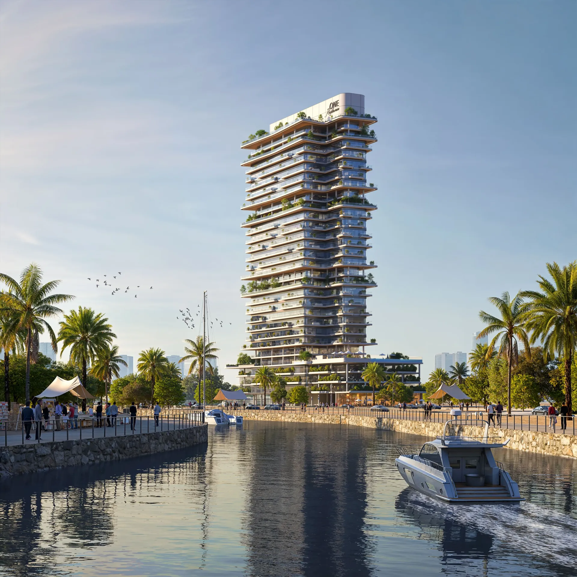 One Residence Al Reem Island — вид на комплекс, фото 5