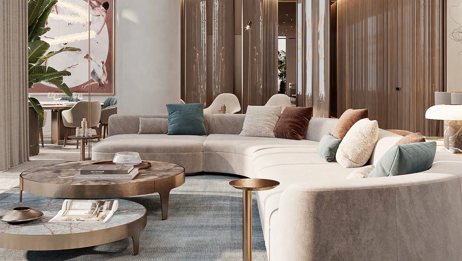 Orla Infinity Dorchester Collection — интерьер гостиной