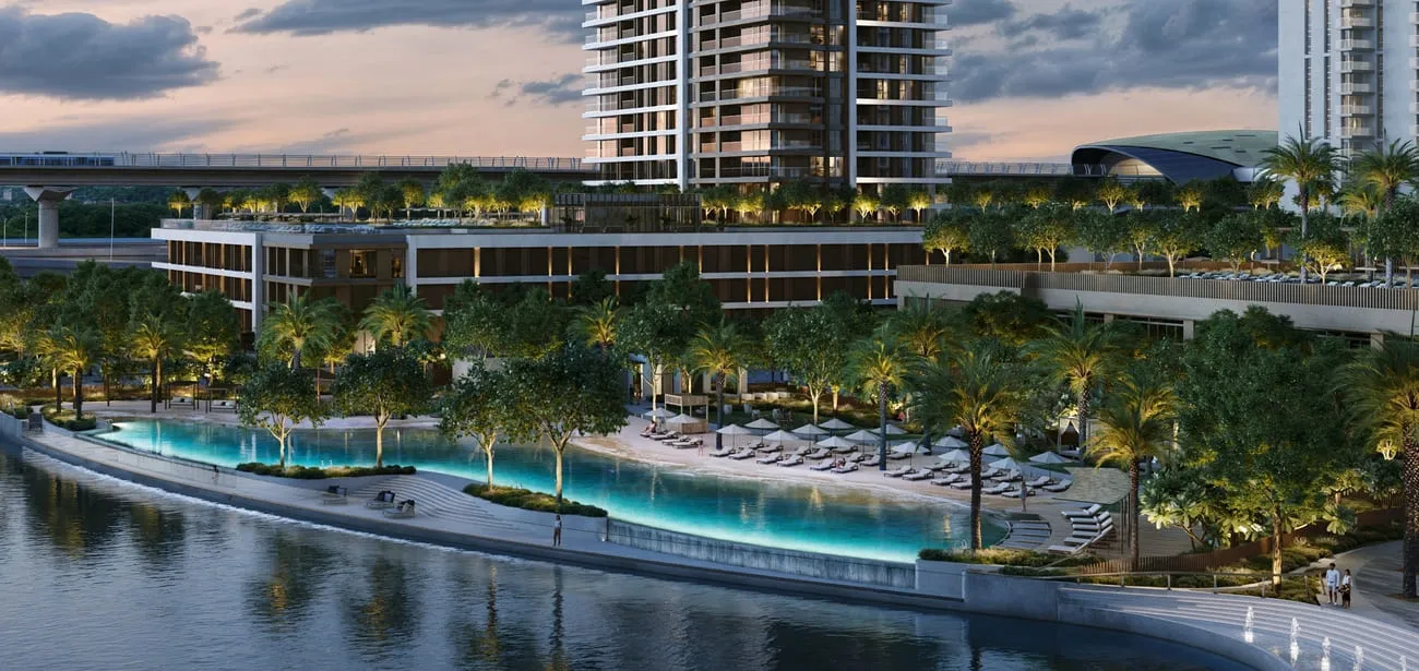 Palace Residences Creek Blue — бассейн