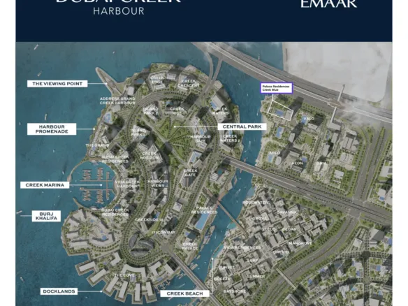 Palace Residences Creek Blue в районе Dubai Creek Harbour — фото 8