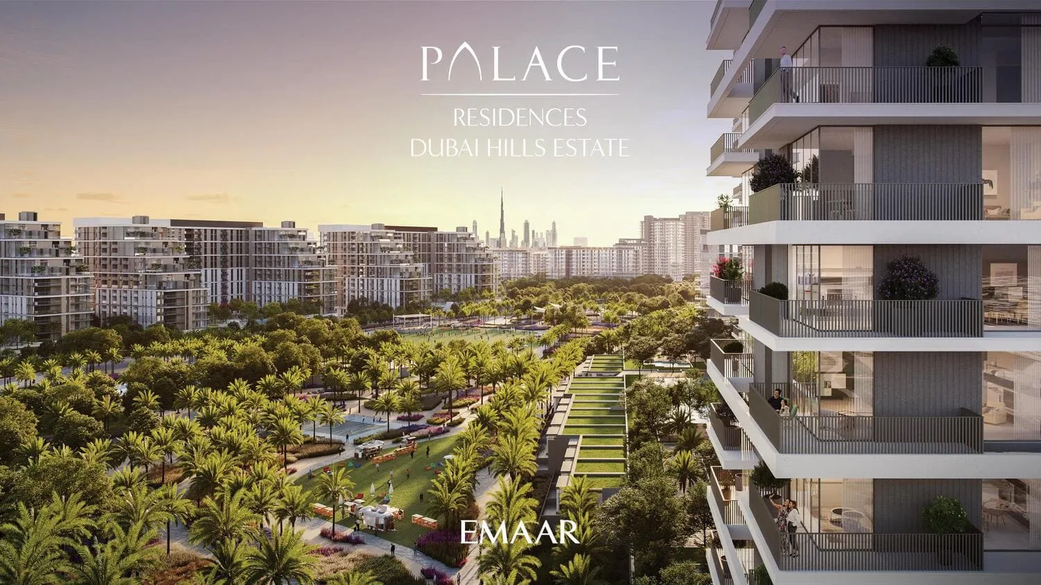 Palace Residences Dubai Hills Estate — вид на комплекс