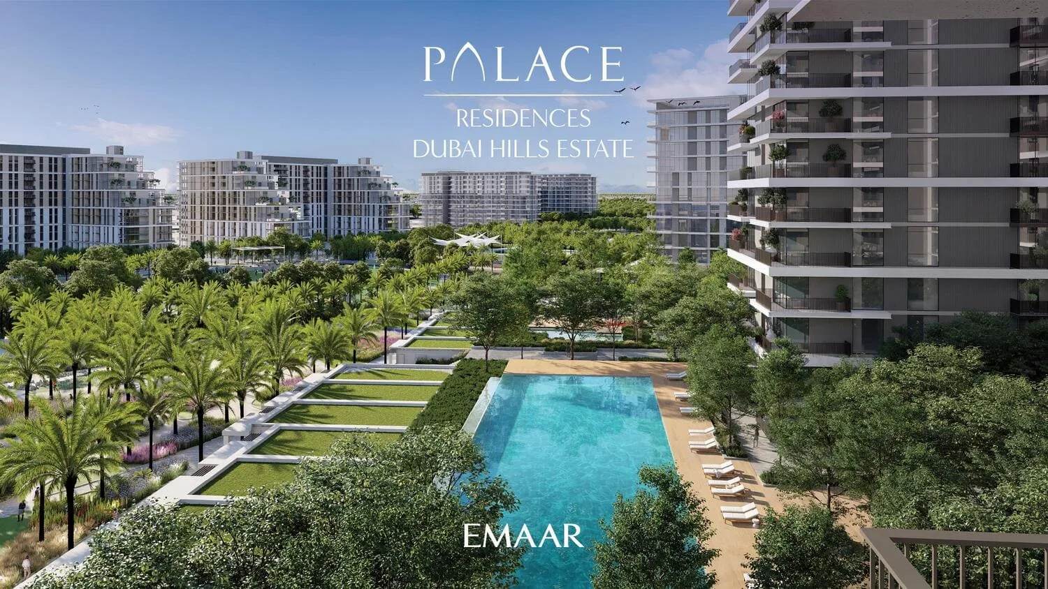 Palace Residences Dubai Hills Estate — бассейн