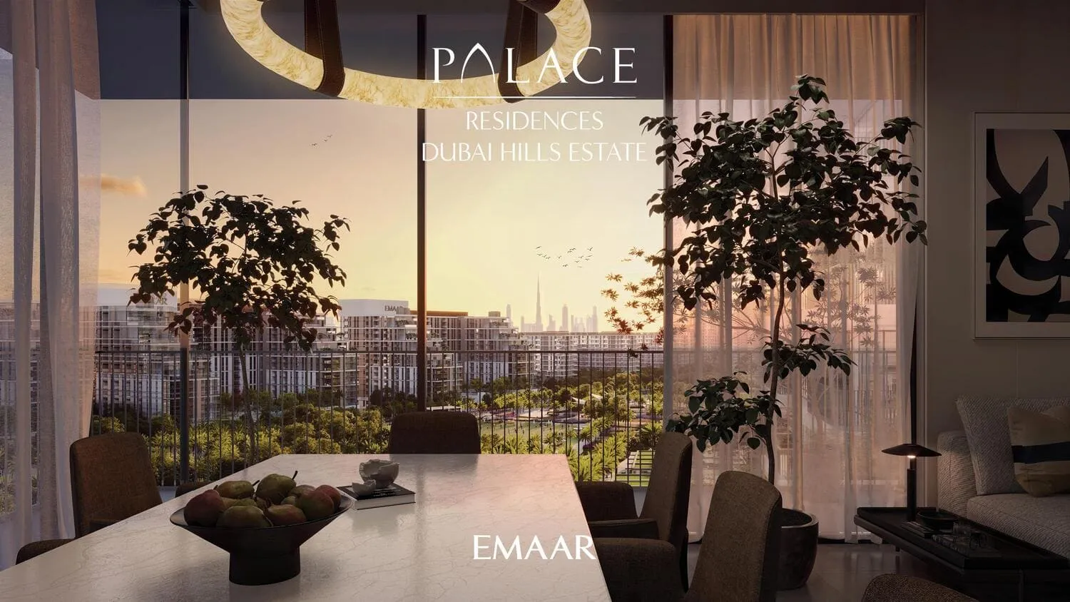 Palace Residences Dubai Hills Estate — обеденная зона