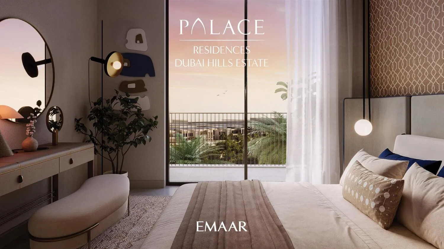 Palace Residences Dubai Hills Estate — спальня