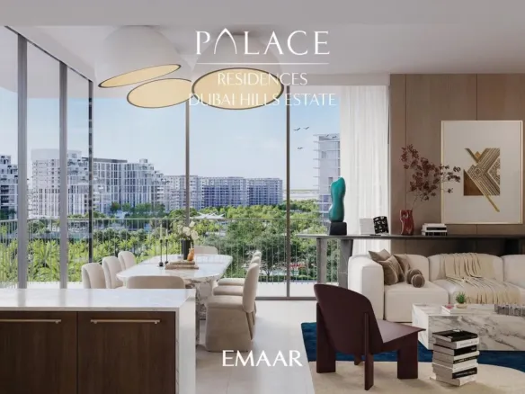 Palace Residences Dubai Hills Estate — интерьер гостиной