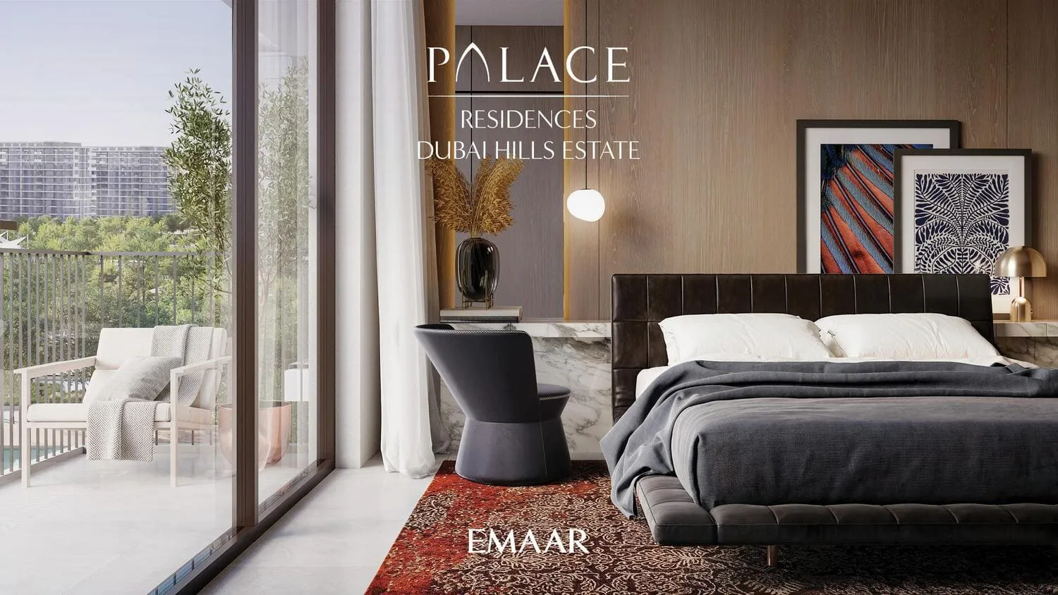 Palace Residences Dubai Hills Estate — спальня, фото 7