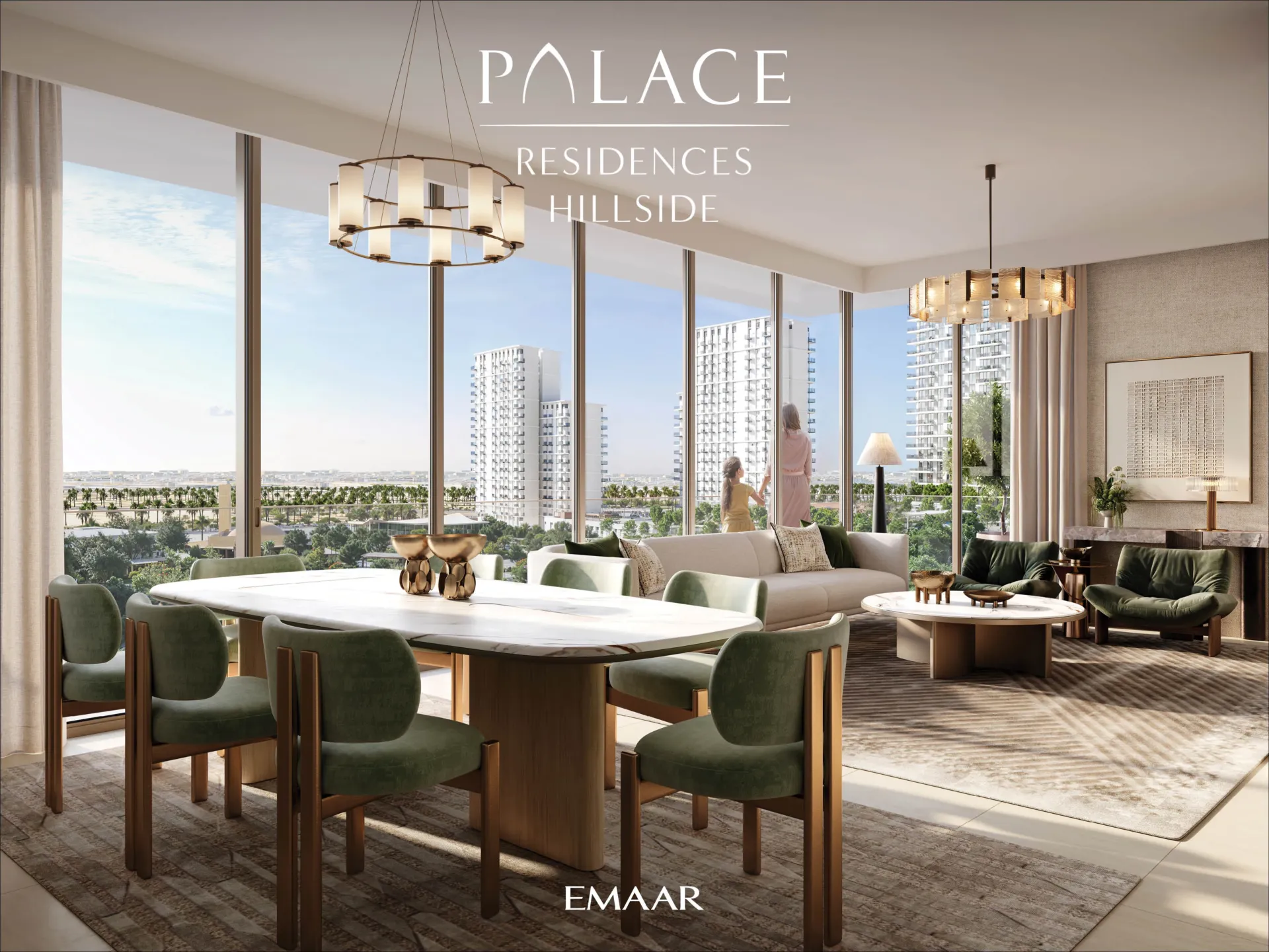 Palace Residences Hillside Towers A & B — интерьер гостиной