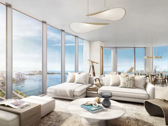 Palm Beach Tower 3 — интерьер гостиной, фото 8
