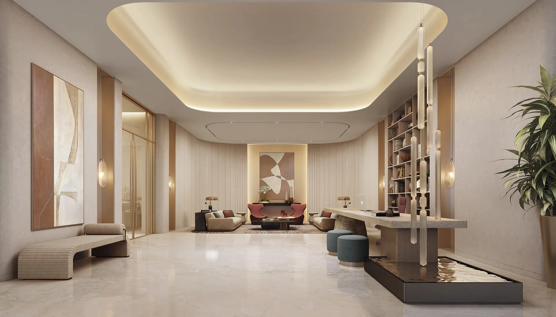 Palm Beach Tower 3 — лобби