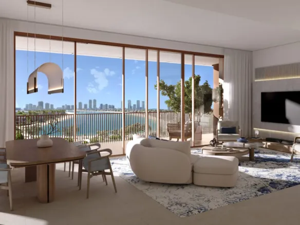 Palm Central Private Residences Phase 2 — интерьер гостиной, фото 13