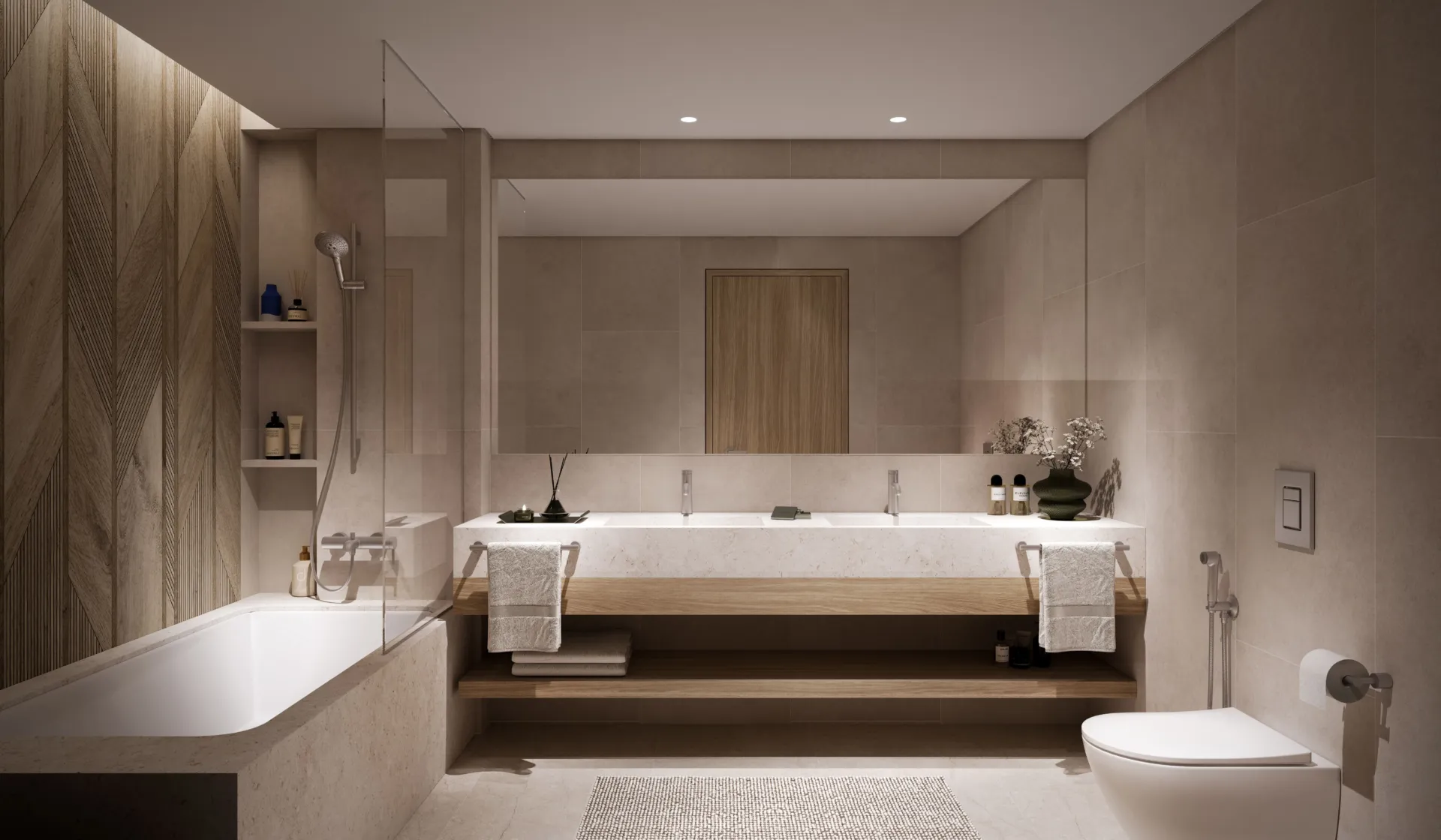 Palm Central Private Residences Phase 2 — ванная комната