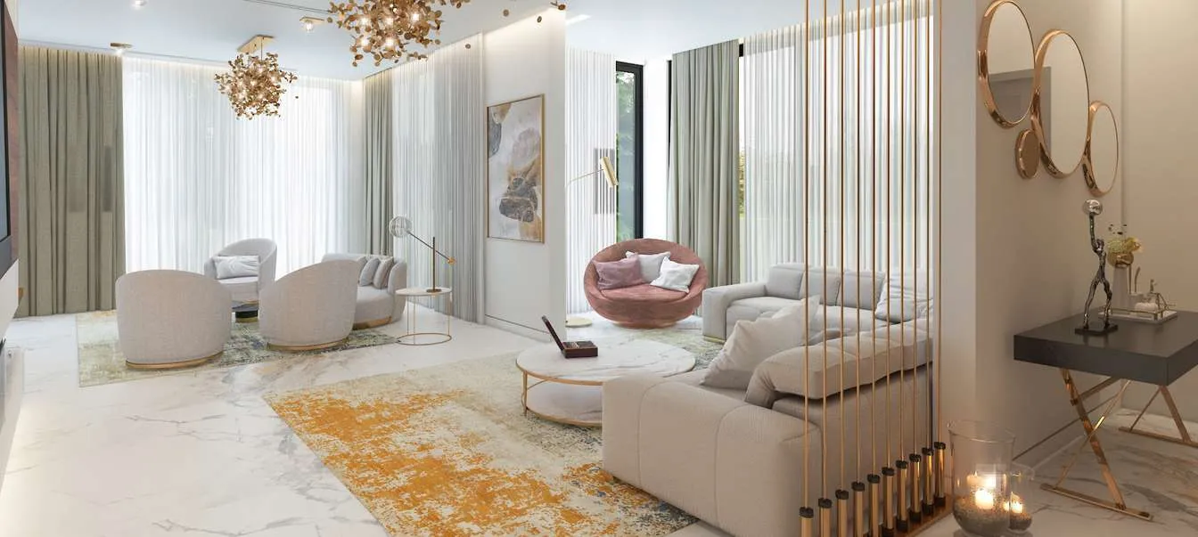 Paradise Hills — интерьер гостиной, фото 8