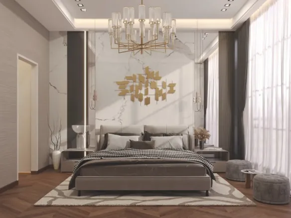 Park Beach Residence — спальня, фото 7