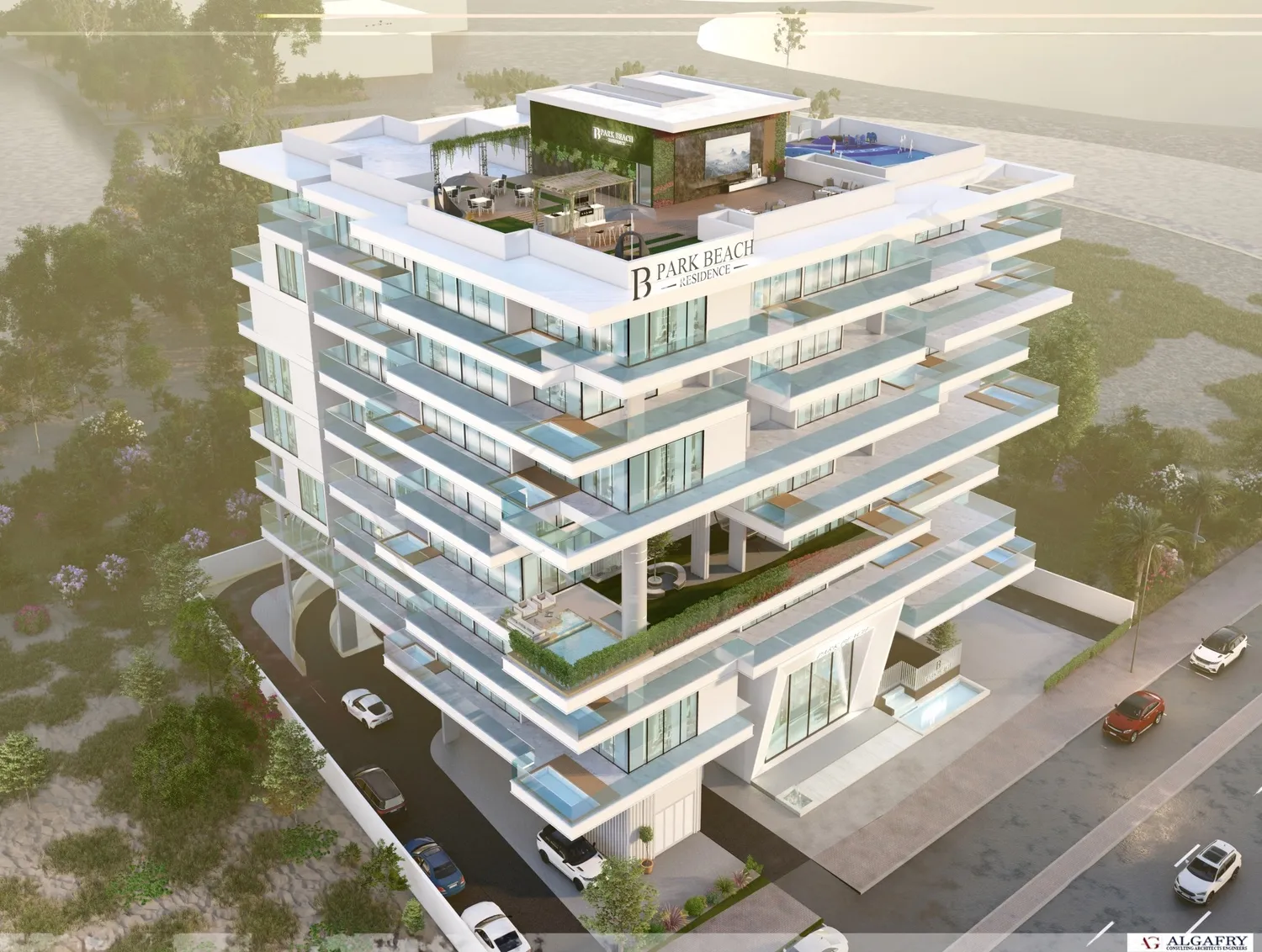 Park Beach Residence II — вид на комплекс