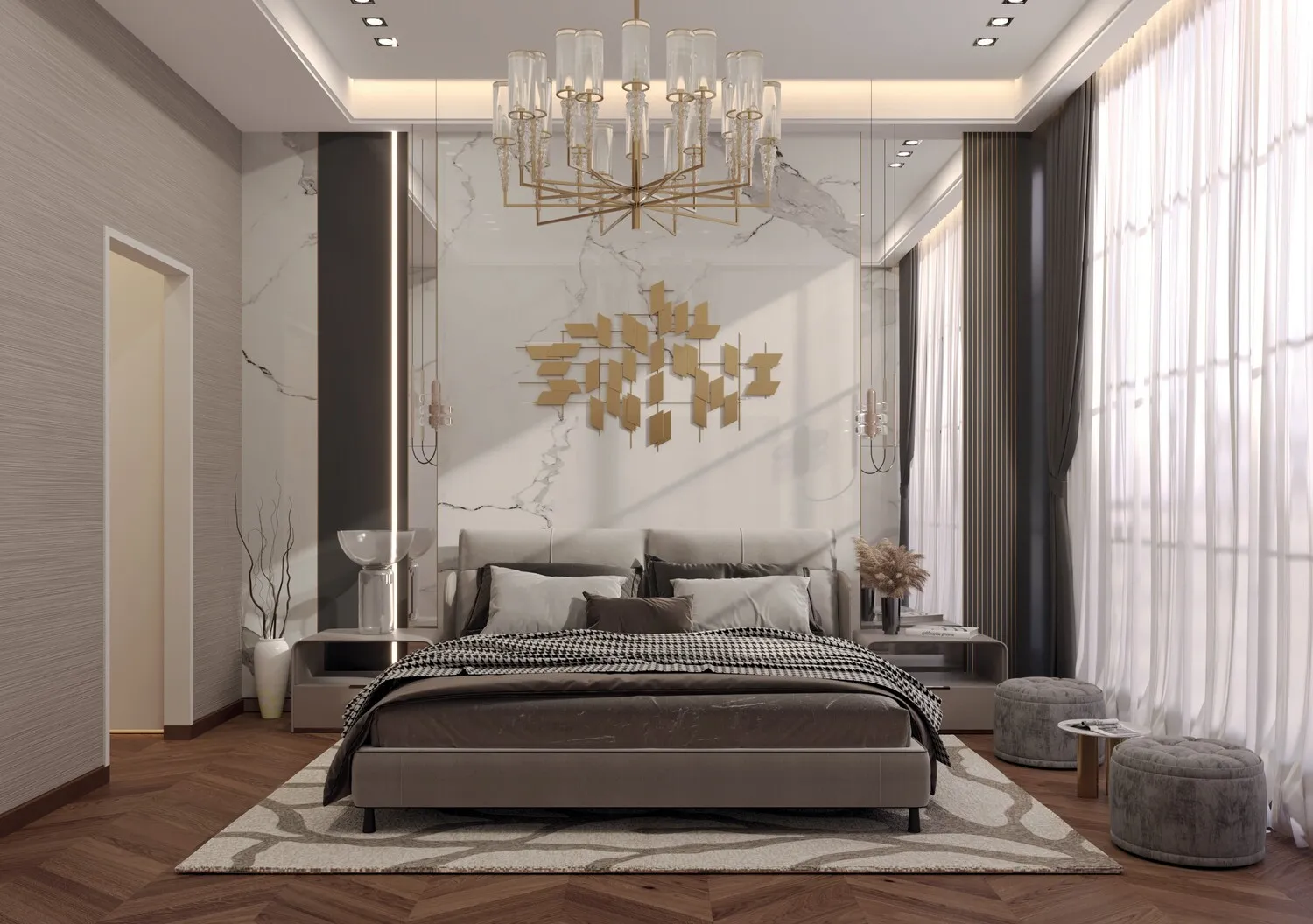 Park Beach Residence II — спальня
