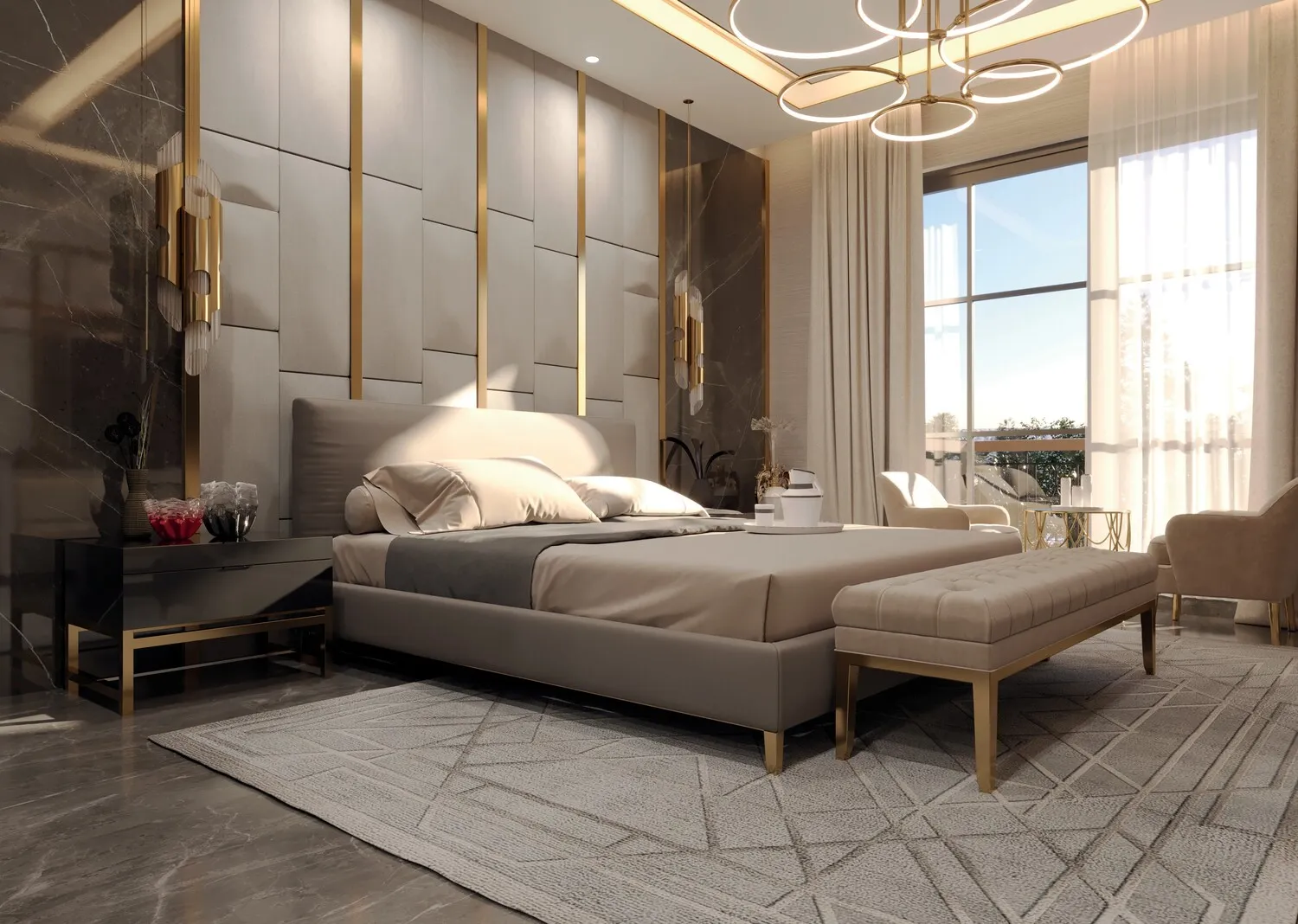 Park Beach Residence II — спальня, фото 7