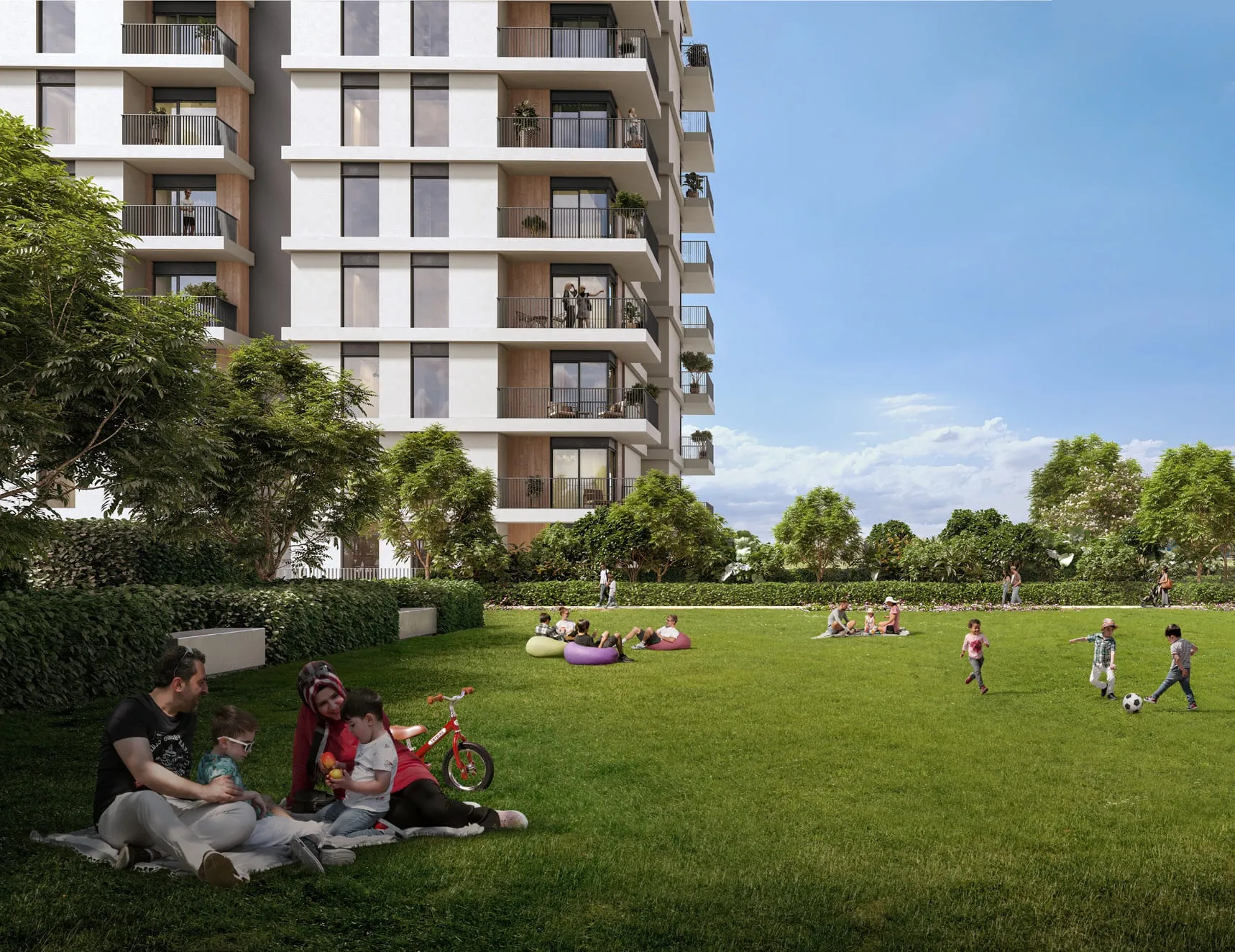 Park Lane — территория комплекса