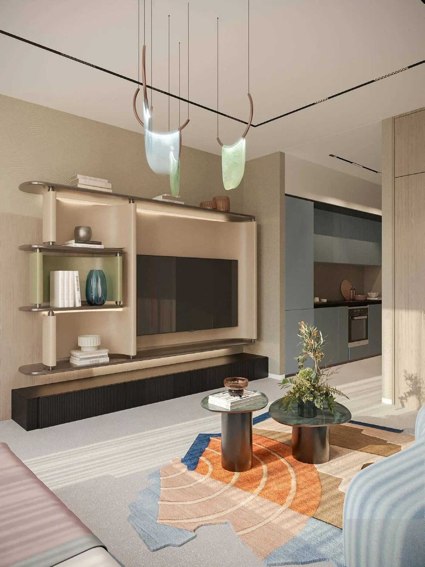 Parkside Boulevard — интерьер гостиной