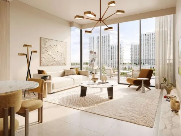 Parkwood Emaar — интерьер гостиной