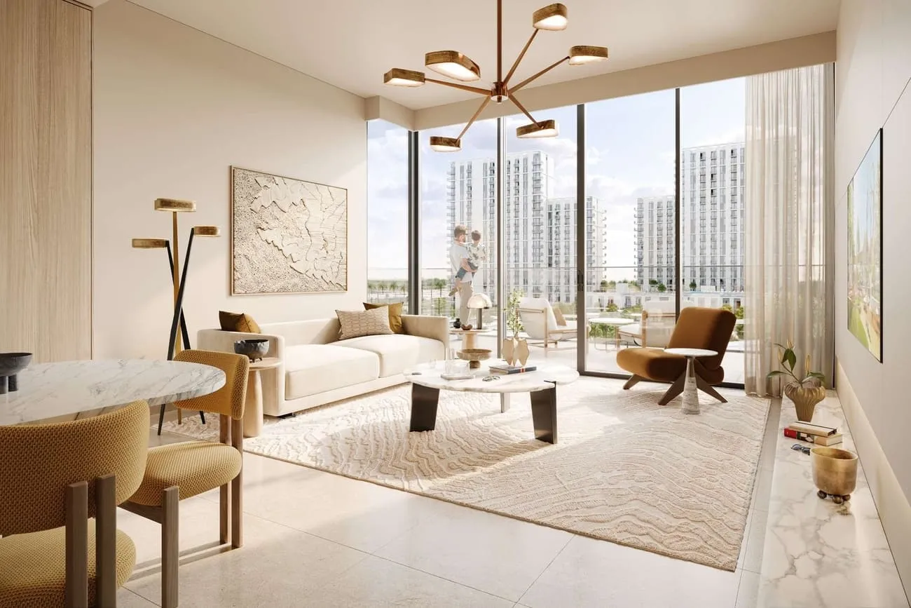 Parkwood Emaar — интерьер гостиной